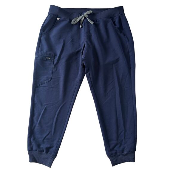 Figs Zamora Jogger Scrub Pants NAVY BLUE XL Petite - Picture 1 of 5